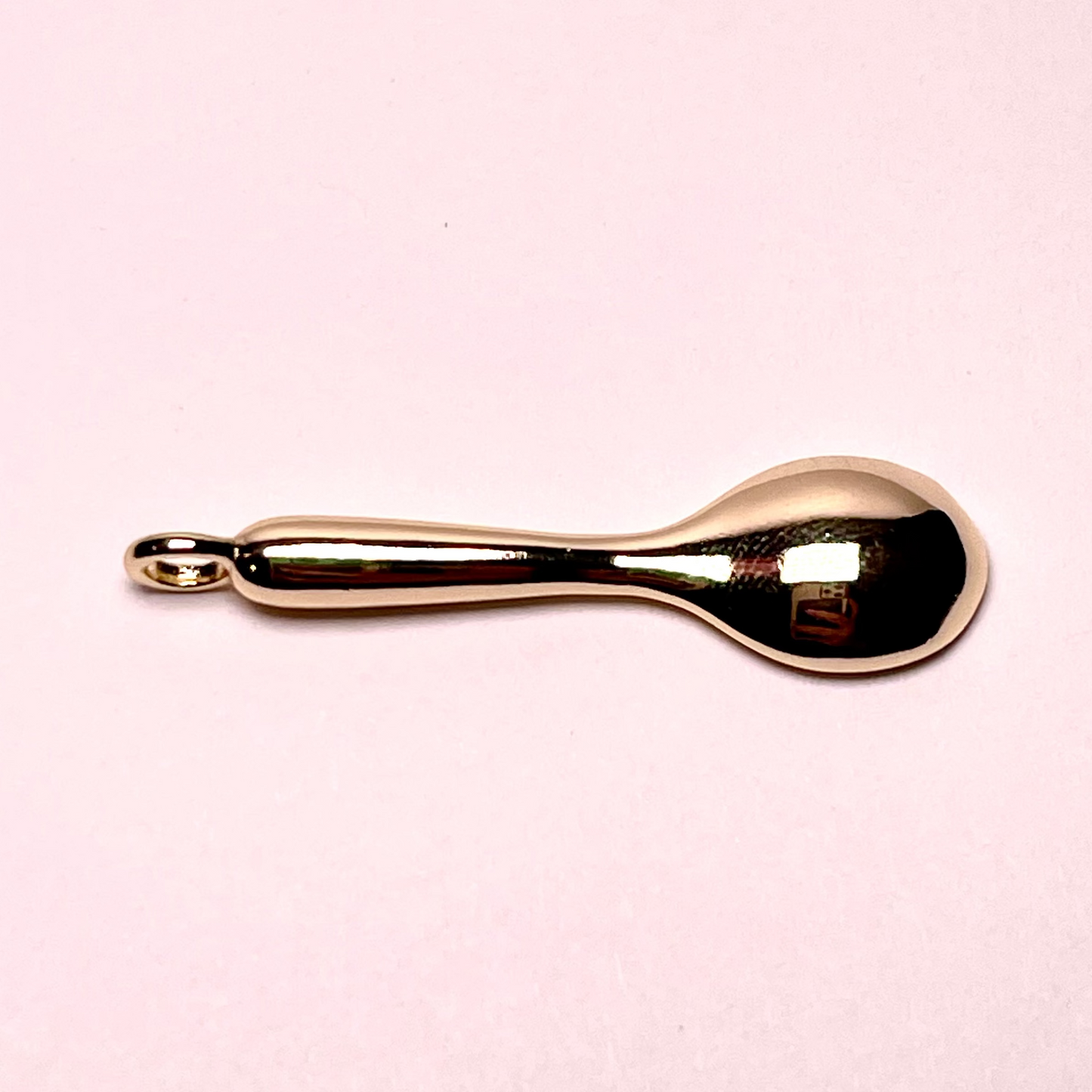 "Don't do coke" Charm 14K Gold Over Brass