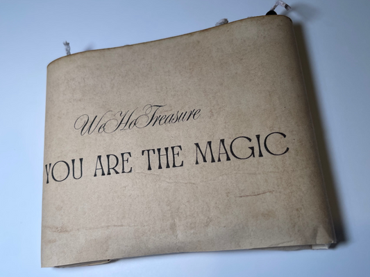 'YOU ARE THE MAGIC' black candles
