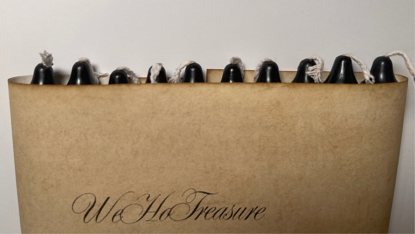'YOU ARE THE MAGIC' black candles