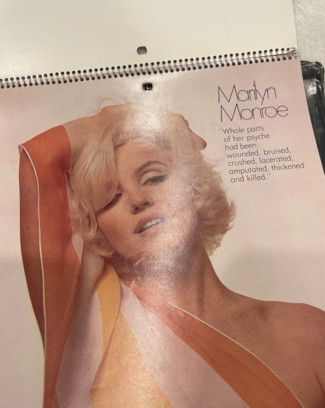 1974 Collector’s Edition Marilyn Monroe Calendar (Original Mailer Sleeve)