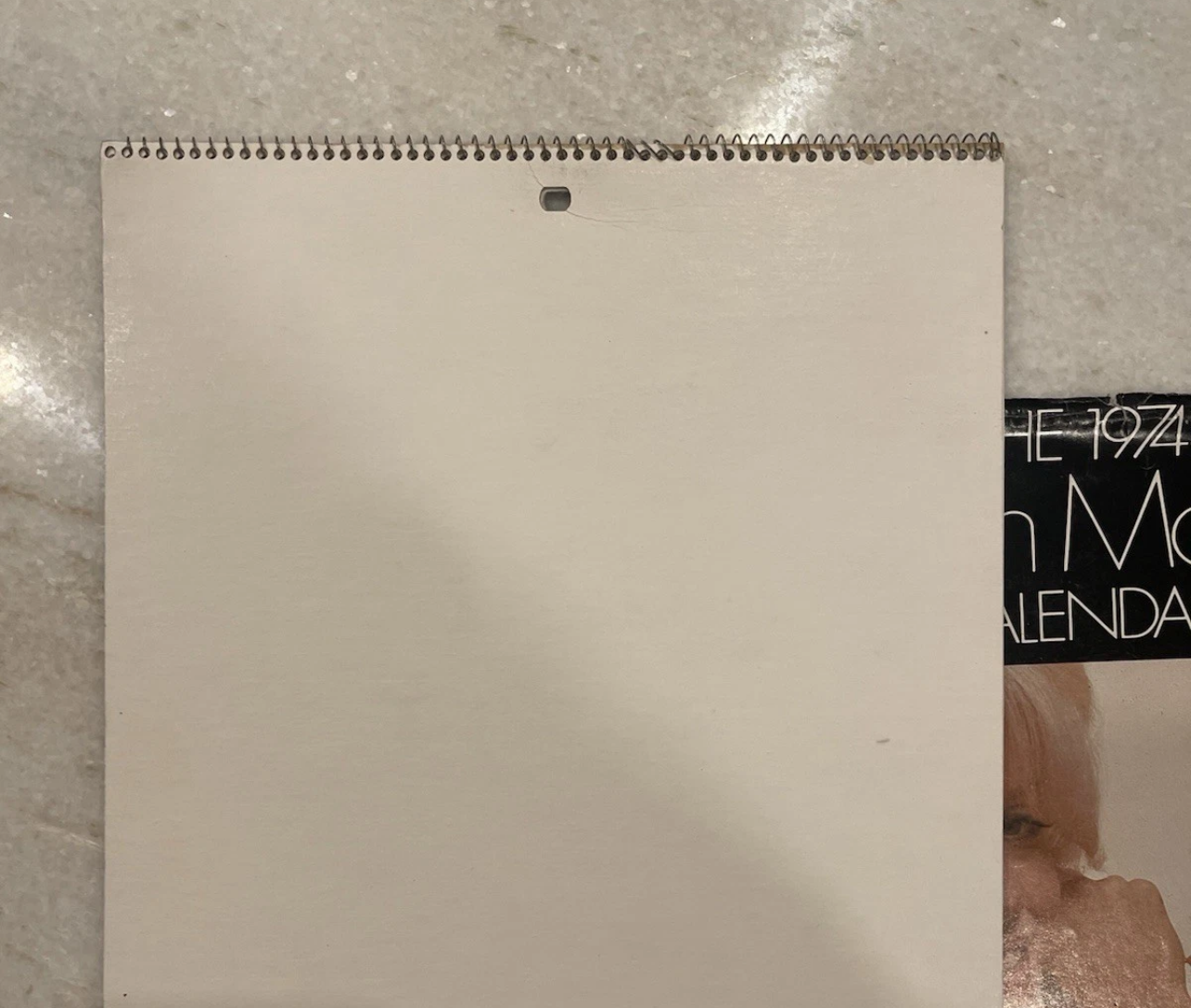 1974 Collector’s Edition Marilyn Monroe Calendar (Original Mailer Sleeve)